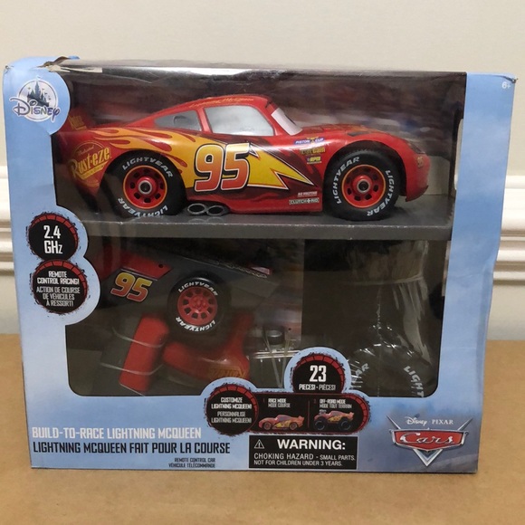 Disney Toys New Disney Lightning Mcqueen Build To Race Remote